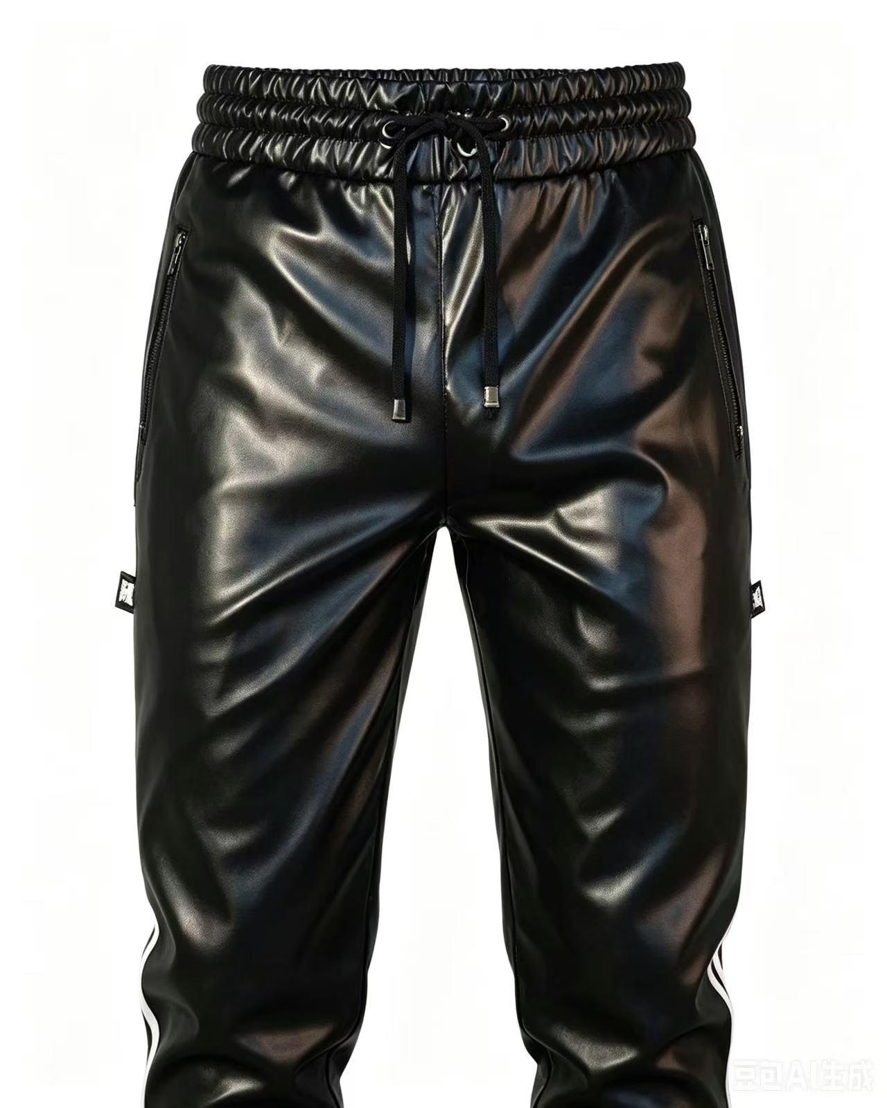 Ensemble de survêtement décontracté en cuir PU pour homme - Tenue de sport et jogging - Juicy Tracksuit