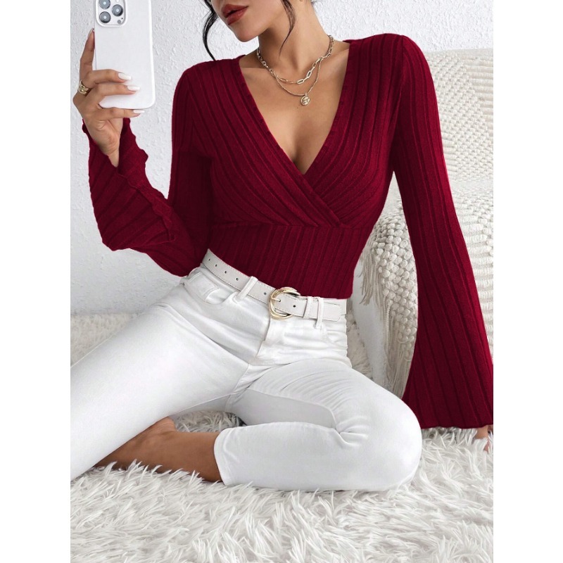 Tops pour femme, vêtements Shoujo, T-shirt court à manches longues pour femme, hauts féminins, T-shirts, pulls, Tees