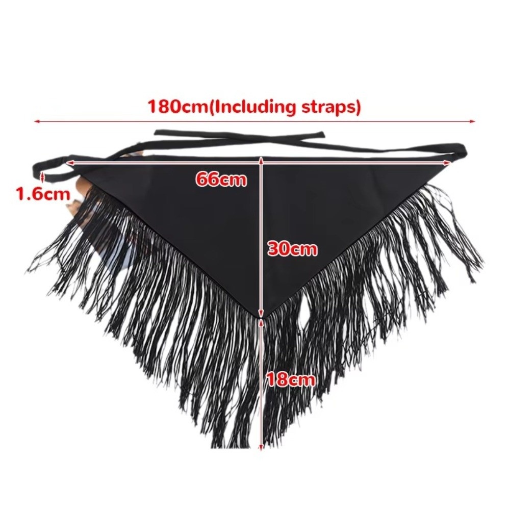 Nouveau Large ceinture taille ceinture glands Triangle forme danse ceinture hanche écharpe femmes