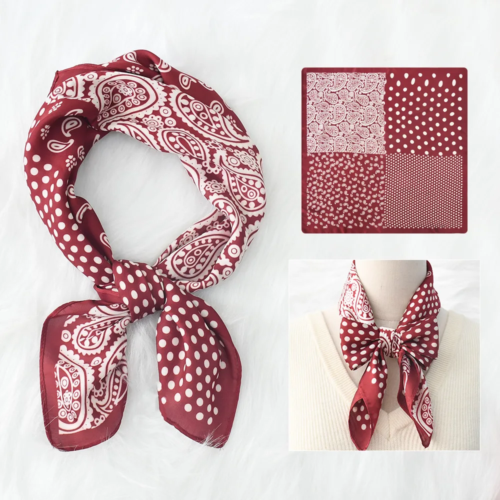 Nouveau foulard en soie foulard carré en soie pour femmes, sac à main de luxe pour femmes, foulard en soie de styliste SJ01