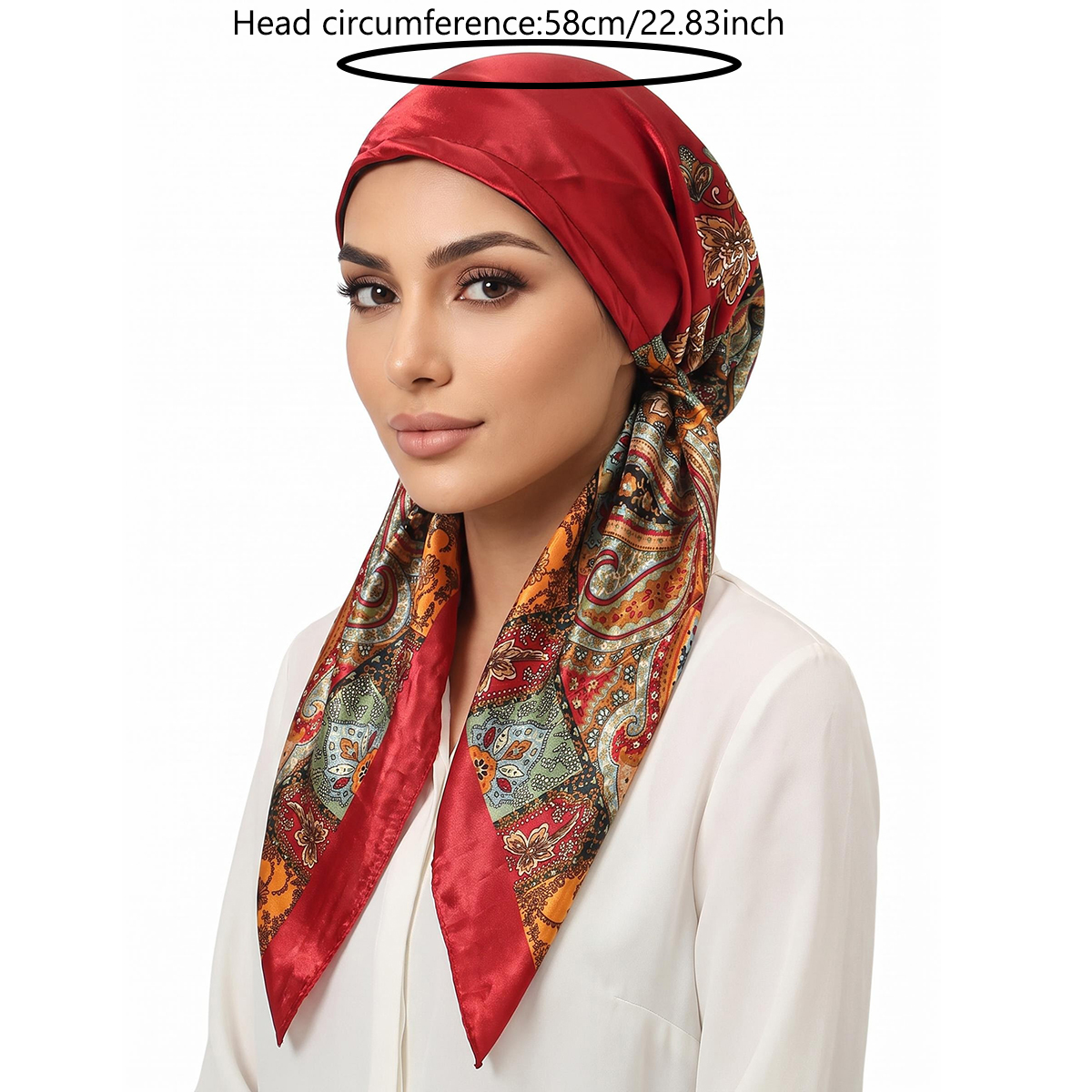Nouveau foulard en satin Paisley pour femme, turban musulman tendance, bonnet de chimiothérapie, couvre-chef pour perte de cheveux, bandana