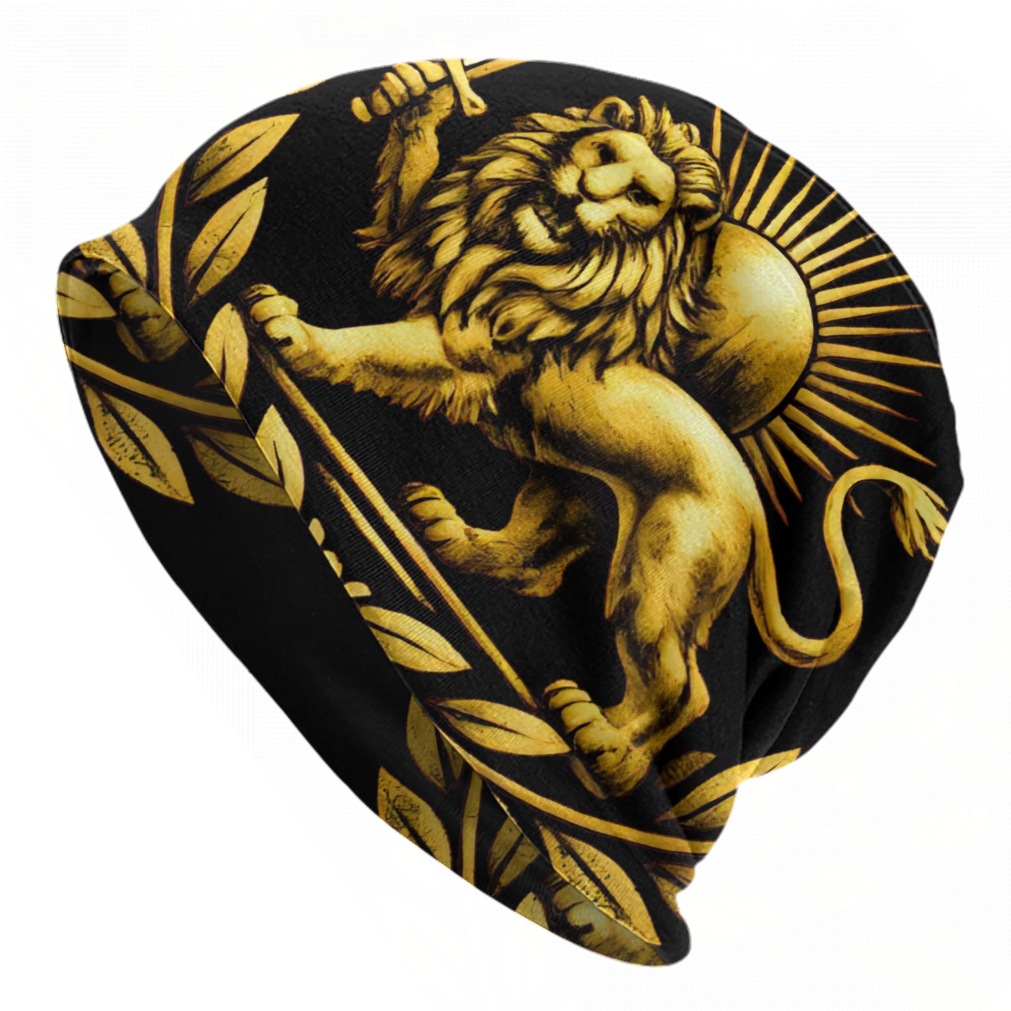 MIGA Make Iran Great Again – Bonnet unisexe Lion et Soleil Persans, Chapeau d'automne chaud double usage pour homme et femme, idéal pour l'extérieur