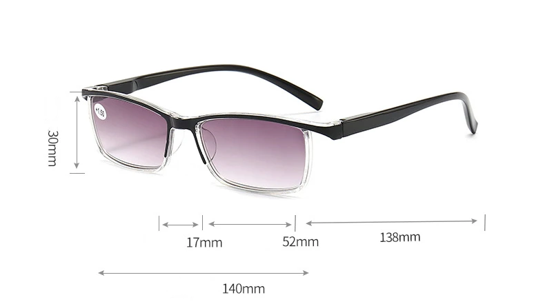 Lunettes de lecture unisexes, couleur dégradée, pour affaires, monture Ultra légère, Anti-lumière bleue, pour ordinateur, nouvelle collection