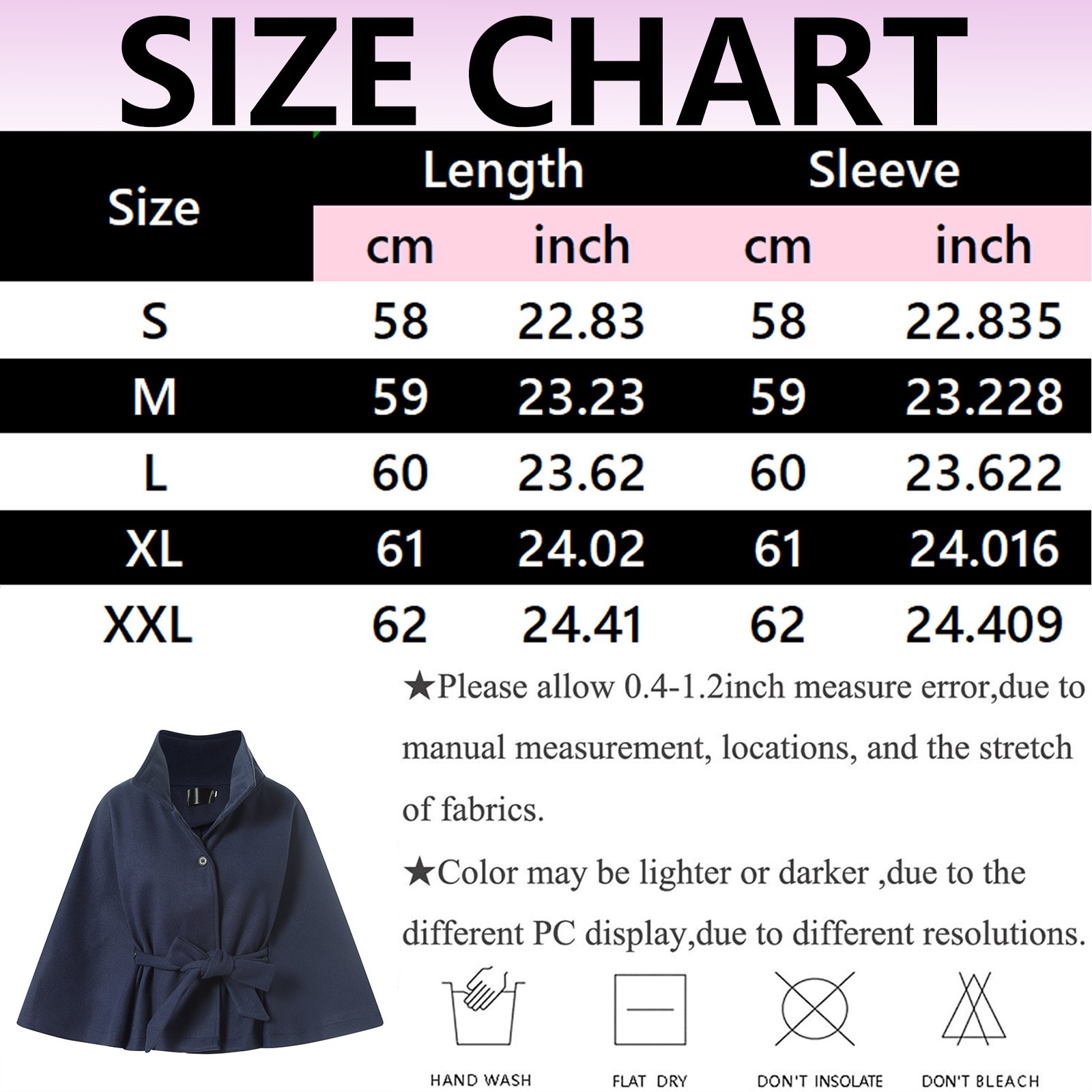 Vestes d'affaires pour femmes, à la mode, couleur unie, Cape, col montant, boutons, ceinture en laine, coupe-vent pour dames élégantes