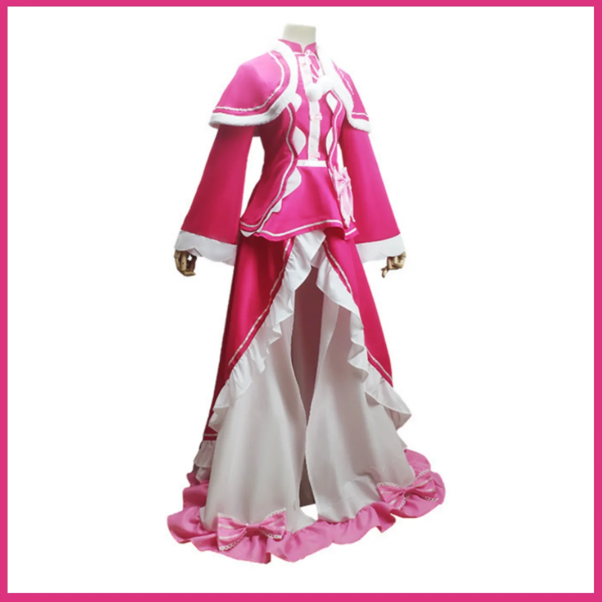 XQAnime Re: la vie dans un monde différent de zéro Beatrice Cosplay Costume perruque robe de princesse Lolita châle femme Kawaii carnaval Su