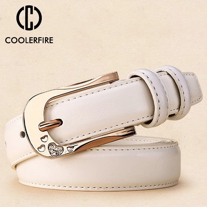 Ceinture décontractée élégante pour femme, ceinture rouge-brun, ceinture féminine, ceinture de créateur tendance pour femme LB018