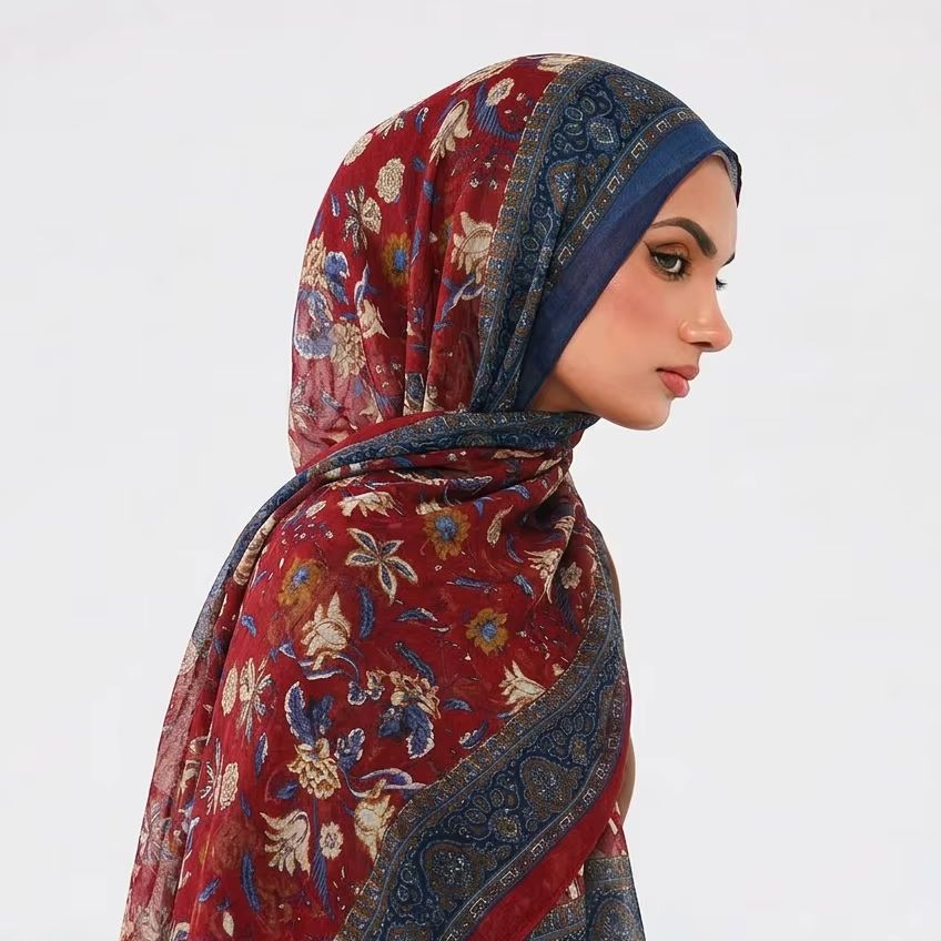 Hijab imprimé de qualité supérieure en coton viscose pour femmes, châle musulman doux et respirant, longs châles islamiques, foulards pour la tête en modal