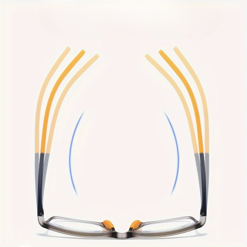 8 paires de lunettes de lecture rectangulaires simples et élégantes avec branches antidérapantes, conçues pour les hommes et les femmes