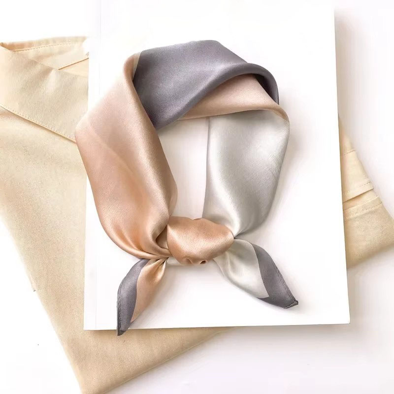 Écharpe femme à carreaux 2026, 100% soie, châle doux en pashmina, écharpe de plage, bandana pour femme