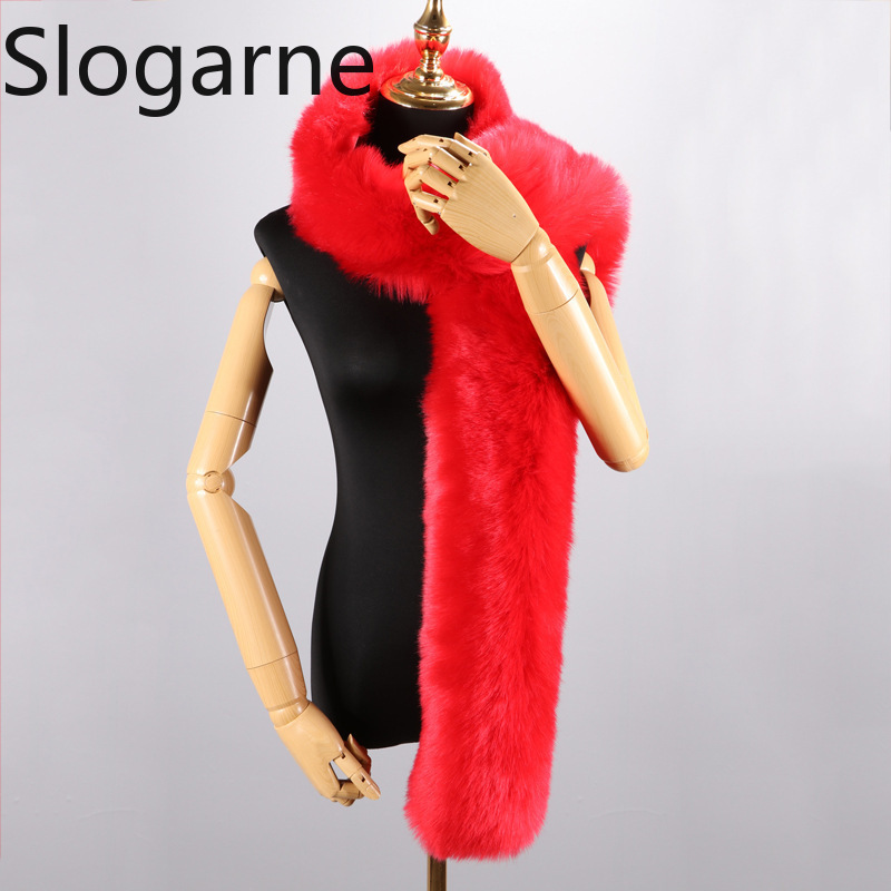 Écharpe longue en fausse fourrure 2026 pour femmes et hommes, 180 cm, châle de luxe épais et moelleux, cache-cou chaud pour dames, accessoire de mode pour fêtes, décoration en fourrure