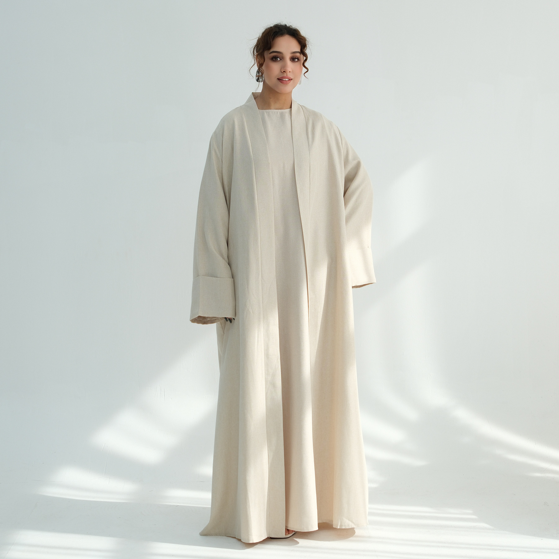 Robe Modeste pour Femmes Musulmanes, Kimono Cardigan, Abaya Dubaï, Kaftan Turc, Femme Musulmane, Vestidos Ramadan Eid Islam Jalabiya Kebaya