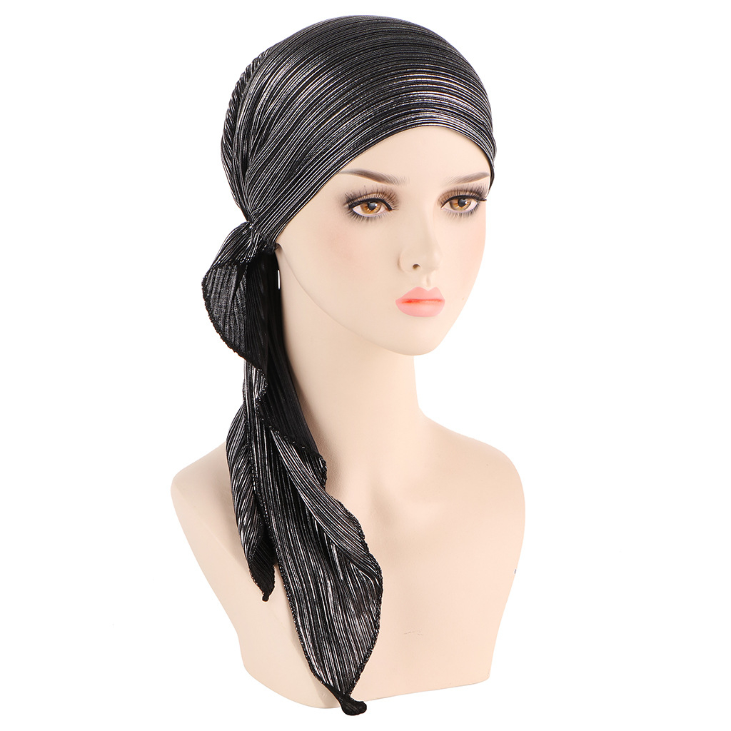 Nouveau 2026 – Bonnet pré-noué doux et extensible pour femme, idéal pour la perte de cheveux, le chimiothérapie ou comme hijab musulman.