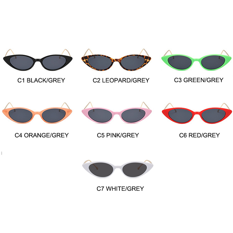 Dames lunettes de soleil yeux de chat femmes marque concepteur mode petit cadre lunettes de soleil pour femme tendance Glasees UV400 O5