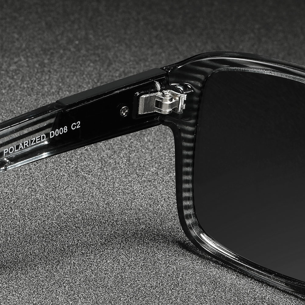 Lunettes de soleil polarisées hommes femmes carré conçu mâle noir sport lunettes de soleil gafas de sol hombre Polarisation