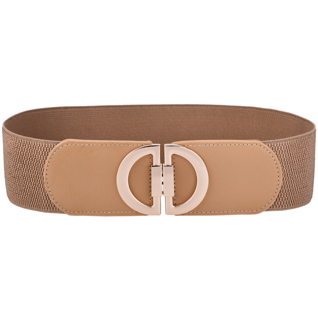 Ceinture élastique fine pour femmes, boucle en alliage, grande taille, extensible, large, pour robes