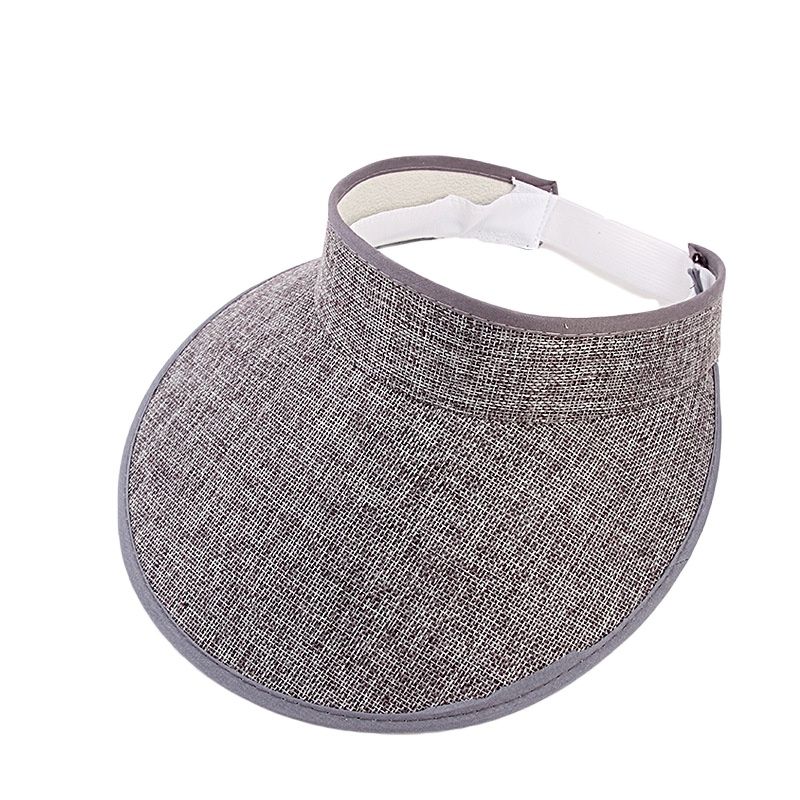 Pare-soleil pour femmes, chapeaux de mode en Faux lin pour femmes, visière de sport pour femmes