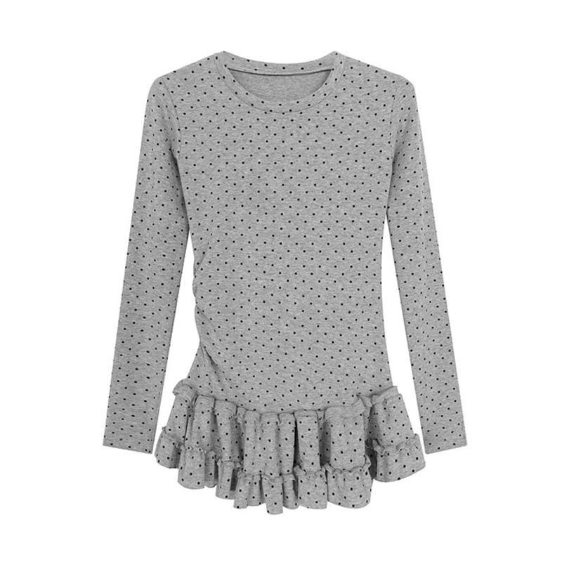 Doux esthétique Y2K femme mignon vêtements jeune fille T-shirt emo femme pull doux belle Henley hauts Coquette Kawaii Harajuku T-shirt