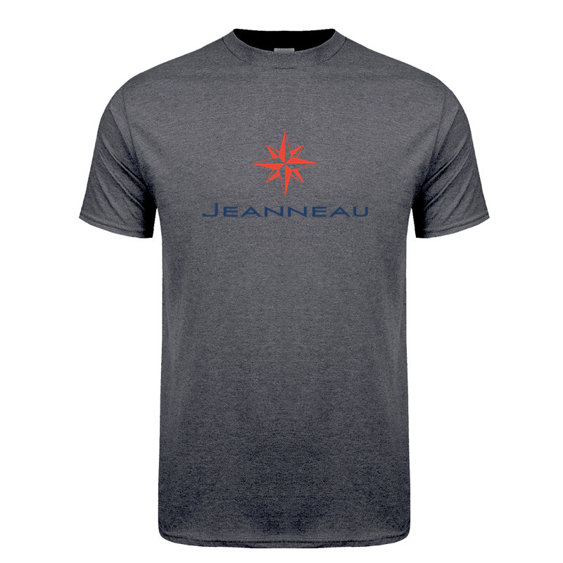 Jeanneau t-shirt été hommes coton à manches courtes T-shirts Jeanneau homme hauts t-shirt LH-390