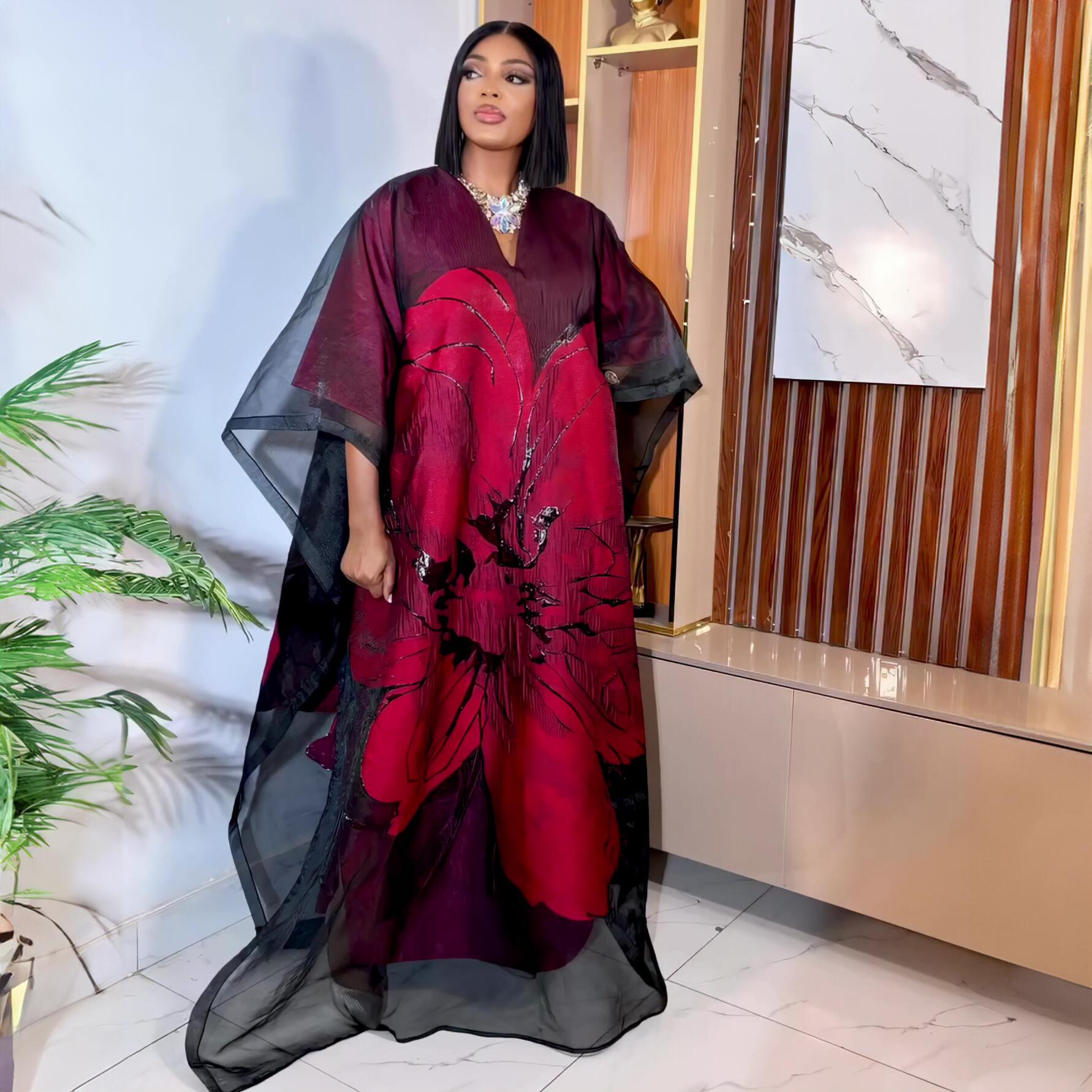 Robes africaines de luxe en deux pièces, nouveau design, broderie, vêtements haut de gamme, robes africaines pour femmes, pour les fêtes