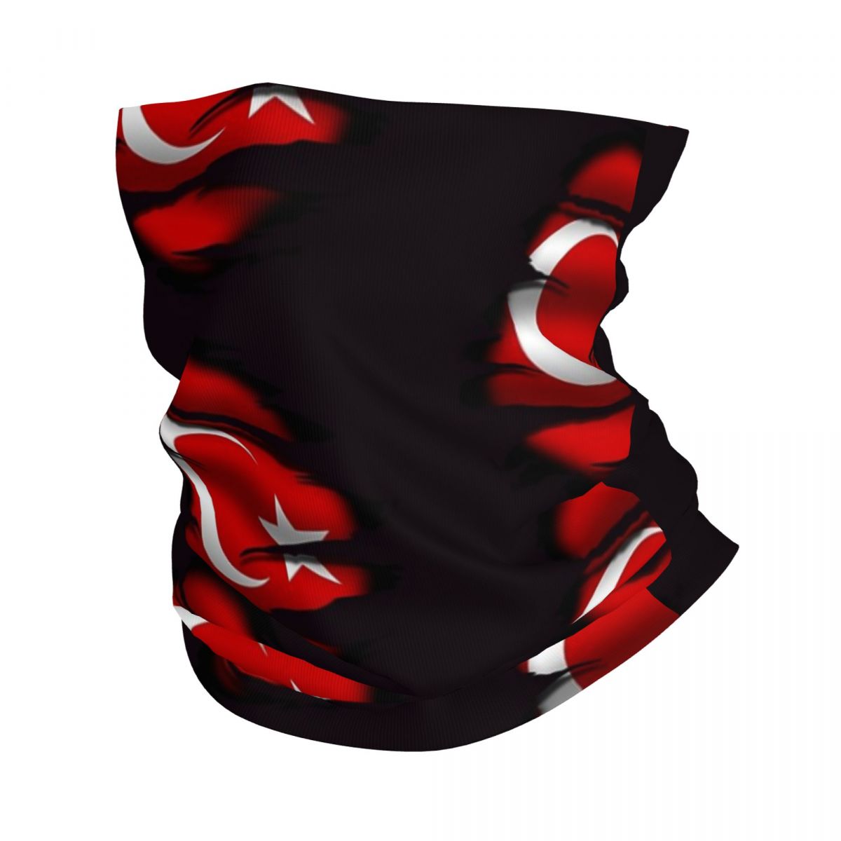 Couverture de cou Bandana drapeau de la république de turquie, masque imprimé, écharpe, bandeau multi-usage, Sports de plein air, unisexe, respirant pour adultes