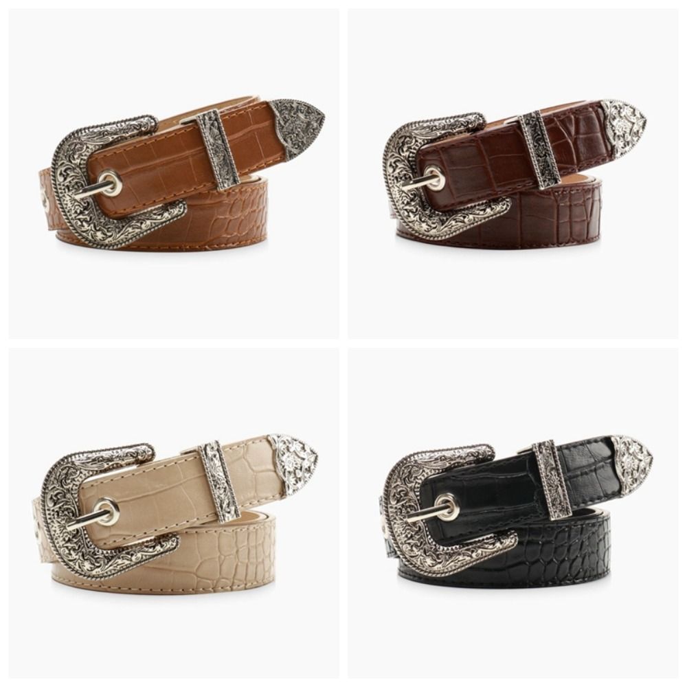 Ceinture de taille rétro punk tendance Y2K pour femme, accessoire de jupe, décoration pour jeans, ceinture en cuir PU, ornement