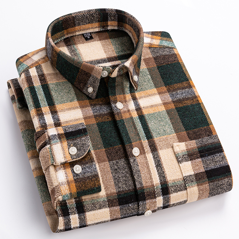 Nouvelle chemise grande taille 7XL 100% coton à manches longues pour hommes, coupe ajustée, chemise décontractée unie, chemise douce Keroan, vêtements à carreaux de créateur