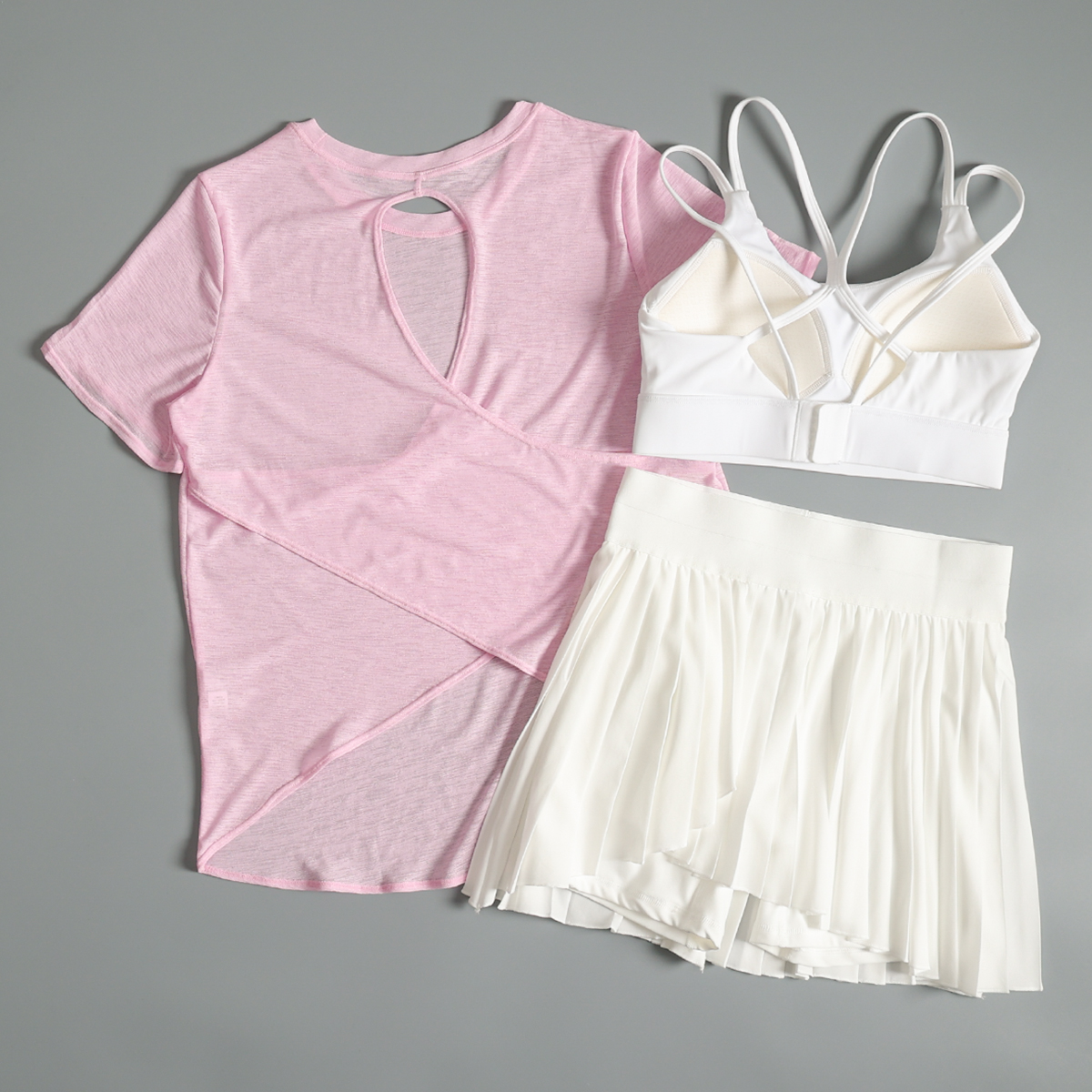 Combinaison de sport pour femmes, soutien-gorge de yoga, fitness, manches courtes, haut de gamme, entraînement de course, séchage rapide, nouvelle collection été 2025