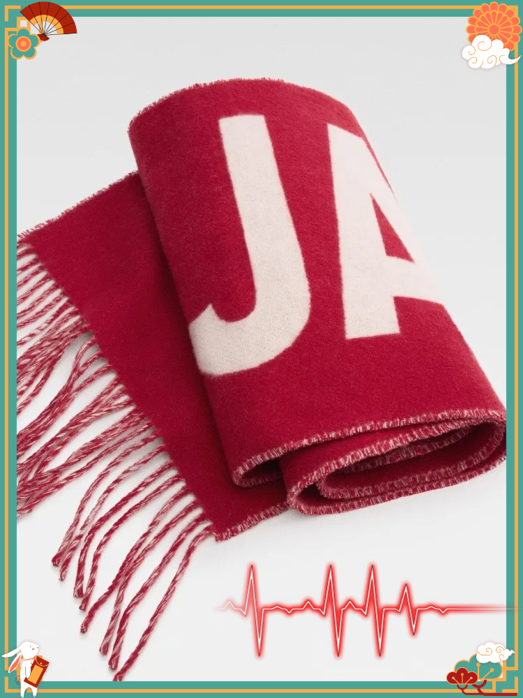 Écharpe chaude 100% laine de marque de luxe pour femmes, design hiver, châle pour hommes, pashmina, motif lettre 2025, écharpe féminine, bufanda, foulard.
