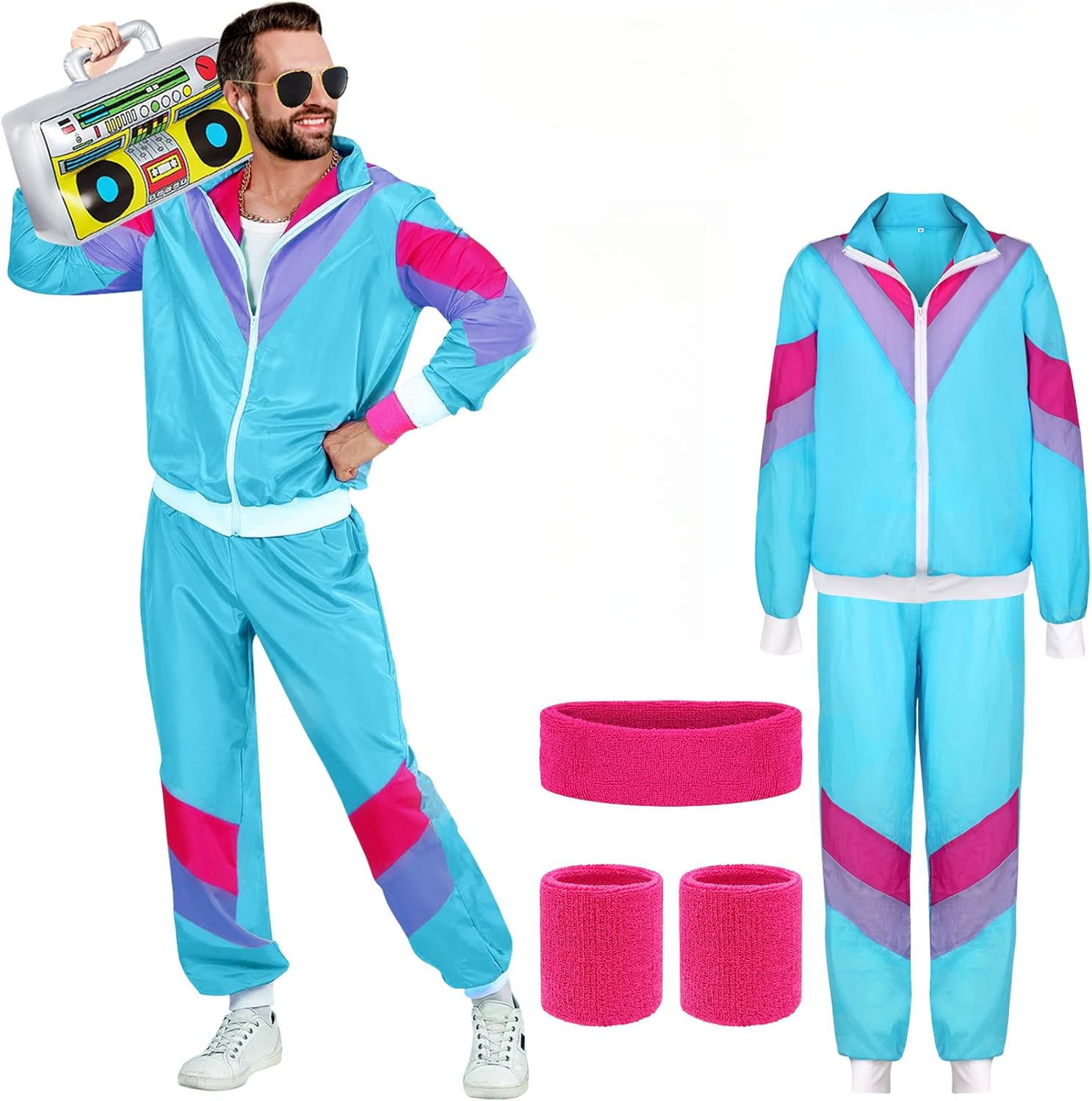 Costumes de robe de paupières pour hommes et couples, tenue de cerf, costume Kiev illage, survêtement rétro hip hop, veste adulte, surintendant ser, années 80 et 90