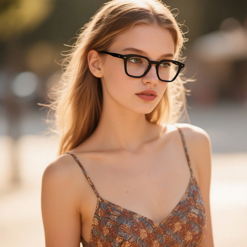 Lunettes optiques rétro littéraires classiques pour femmes, tendance, Design à rivets rétro, monture de plaque de haute qualité, lentille transparente, nouvelle collection