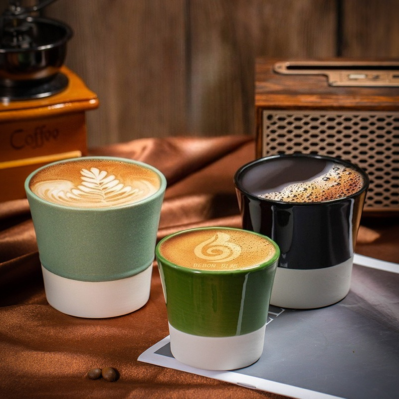 Tasse à café arabe turque faite à la main en céramique expresso du moyen-orient Demitasse couleur glaçure coffret cadeau traditionnel pour café à la maison