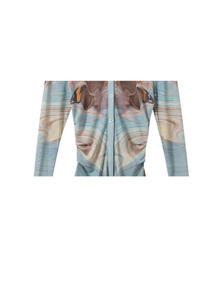 Chemises et chemisiers College pour femmes, style coréen, streetwear Harajuku, vintage, manches longues, vêtements d'été, 2023