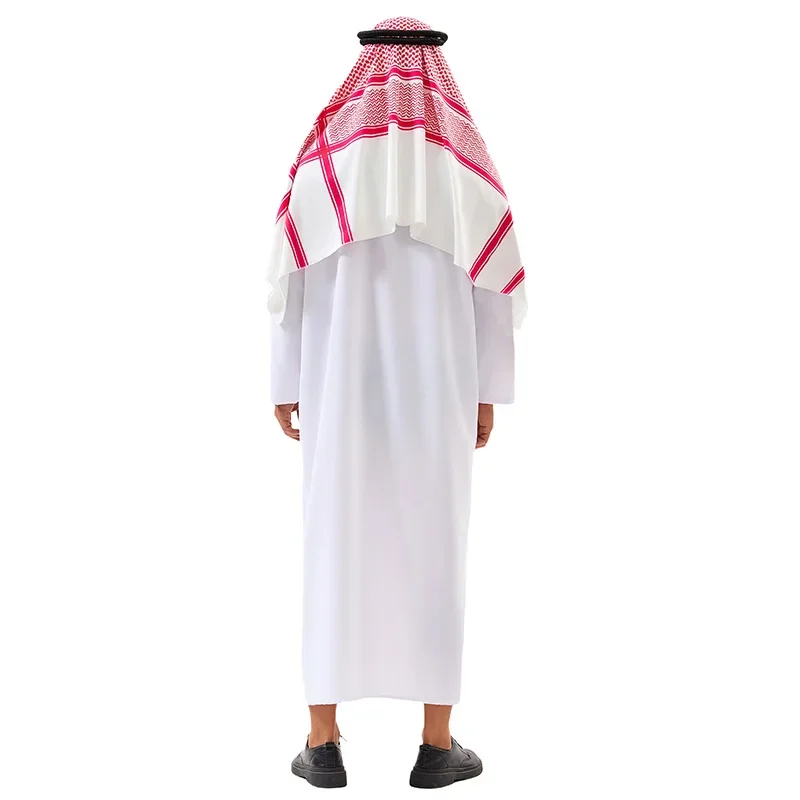 Nouveau Costume de Prince Arabe Riche de l'Émirat Arabe, Costume de Jeu de Rôle Adulte, Fantaisie, Halloween, Carnaval, Vente Chaude