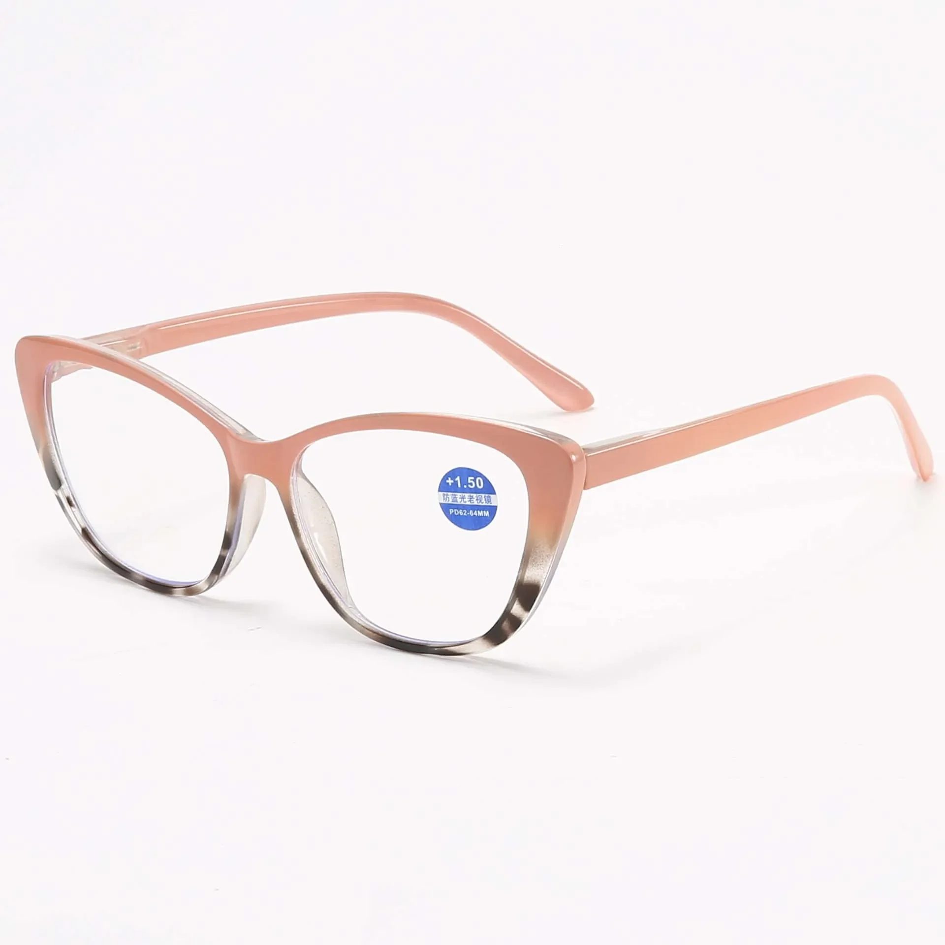 Lunettes de lecture œil de chat pour femmes, grande monture, presbytie, neutre, Anti-lumière bleue, haute définition, nouvelle mode