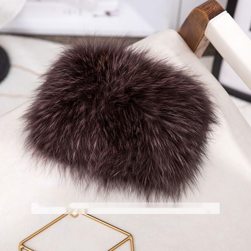 Écharpe en fourrure de renard véritable pour femme, couverture de cou, bande de sauna élastique pour filles, kchief élastique épaissi, anneau de luxe, écharpes en fourrure de renard, hiver