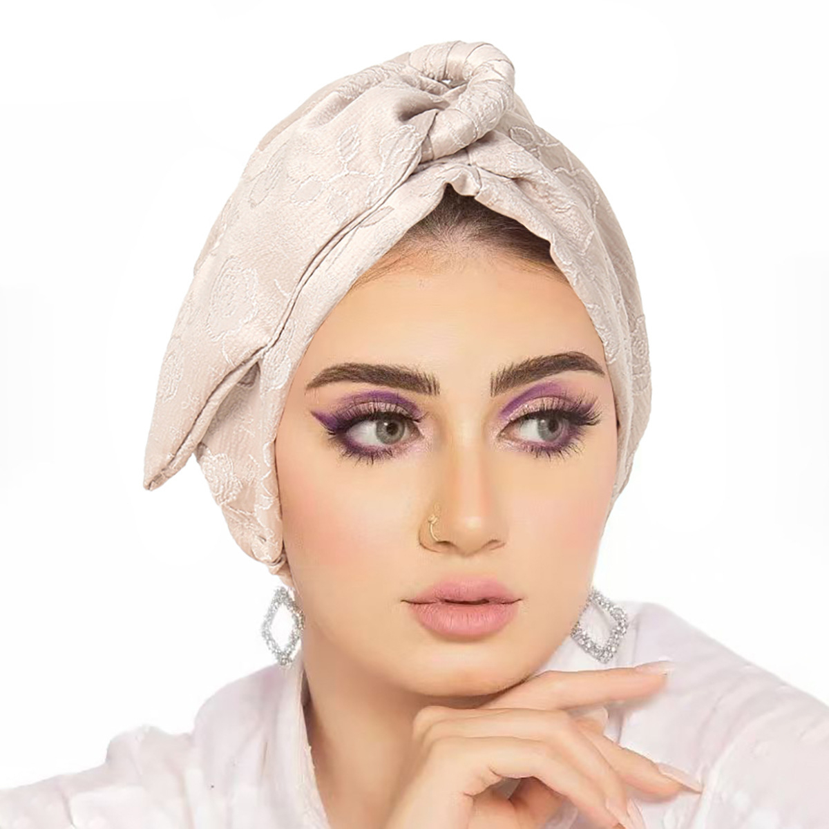 Turban uni pour femme, chapeau indien, hijab musulman, bonnet, foulard pour perte de cheveux, bonnet chimio, couvre-chef, bandanas, turbante mujer