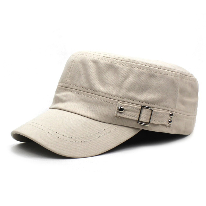 Casquette plate en coton délavé pour hommes et femmes, couleur Pure, visière réglable, nouvelle collection été automne