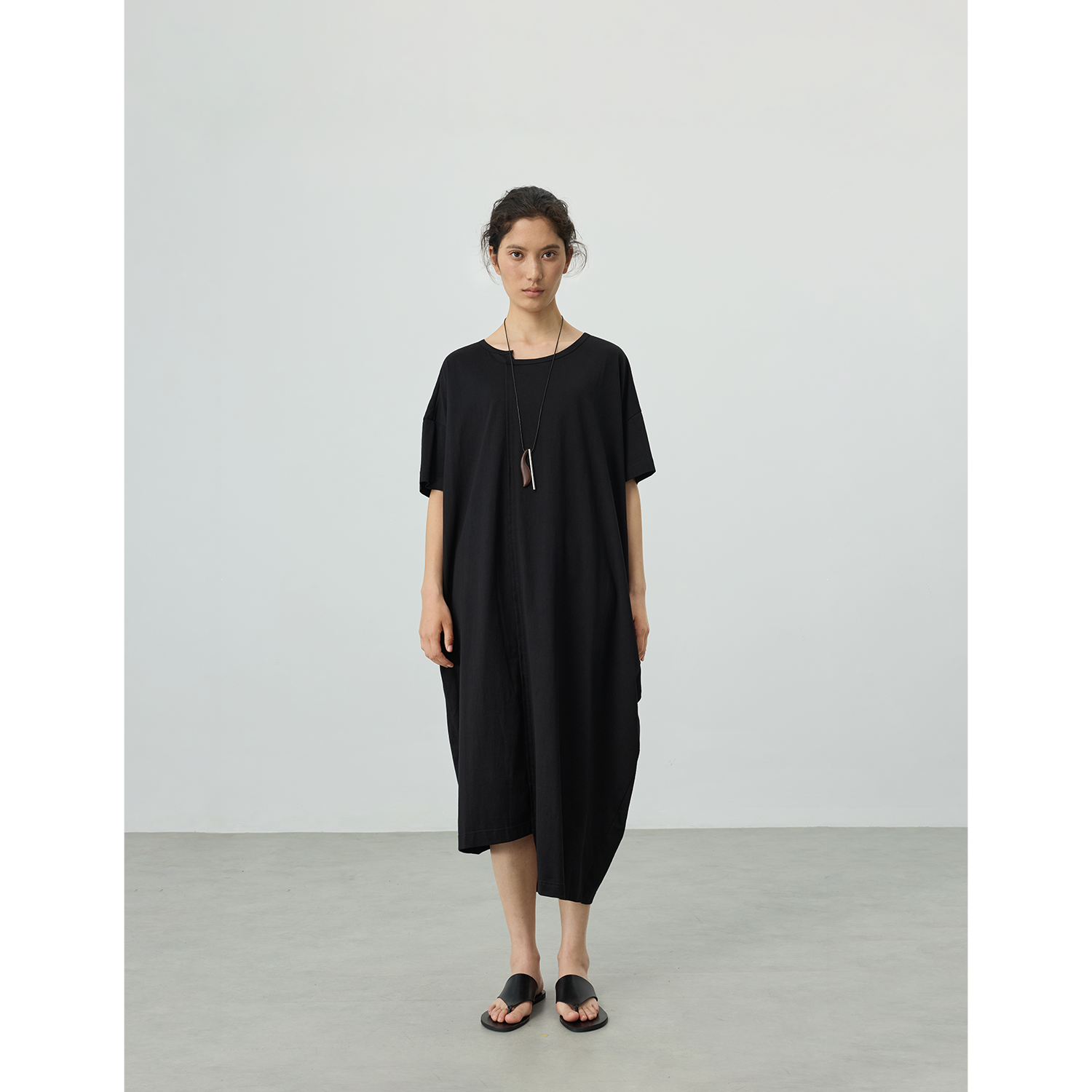 Jupe longue décontractée pour femmes, jupe asymétrique mi-longue, robe t-shirt en coton et lin, coupe ample, nouveau style d'été