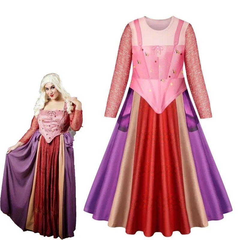 Déguisement drôle d'ours Hocus Pocus 2, tenues des sœurs Sarah Sanderson, Gi2026 Ppt01, pour fête d'Halloween, cosplay Z25R16