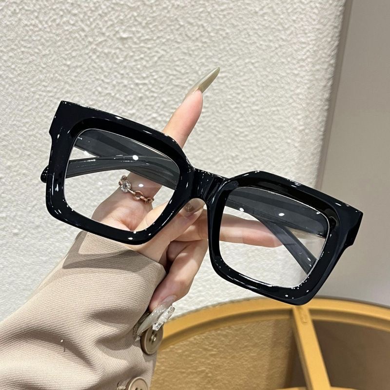 Lunettes anti-lumière bleue pour femmes, monture surdimensionnée, style vintage, pour ordinateur, protection oculaire complète, transparentes
