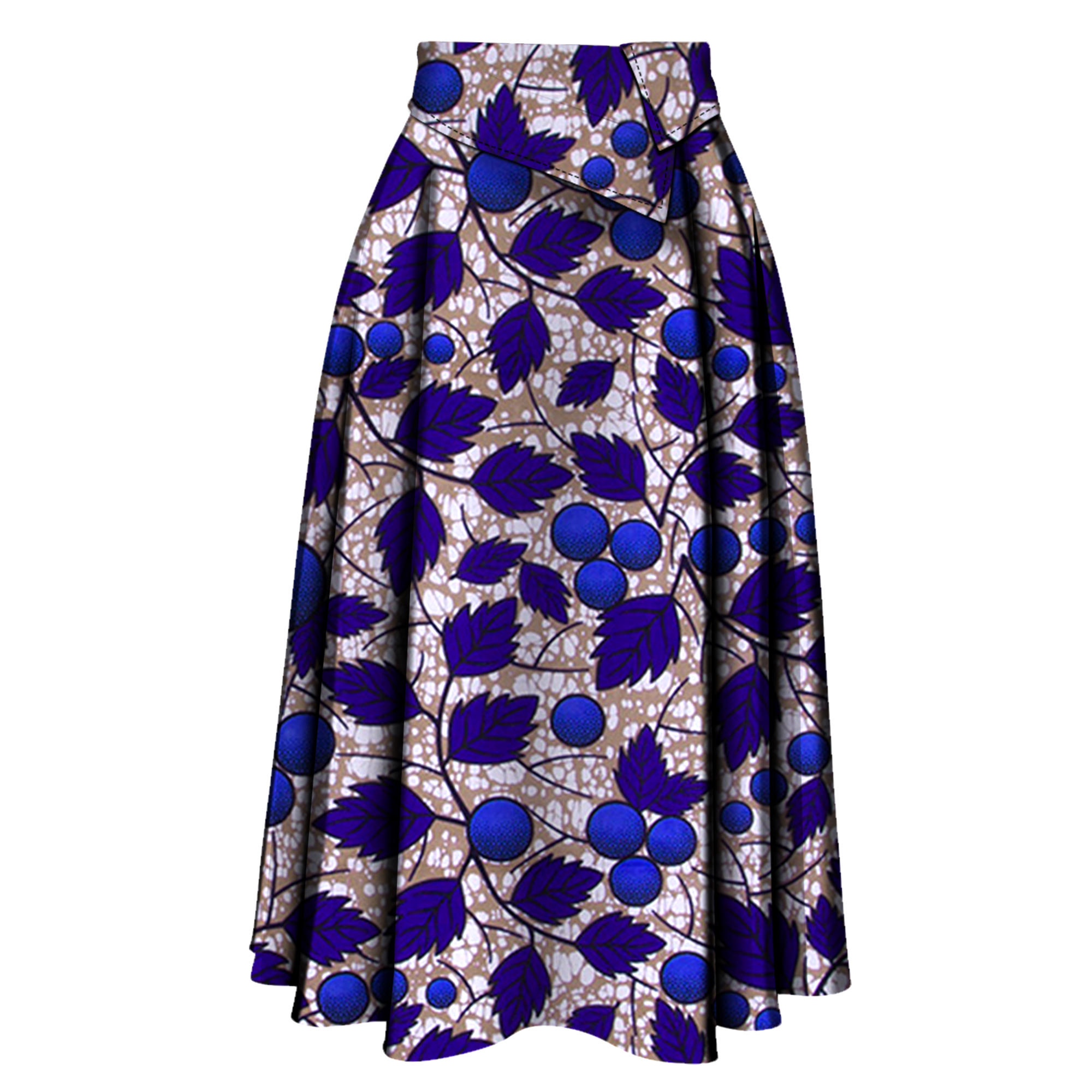 Jupe longue africaine pour femmes, nouvelle collection, tissu imprimé Ankara, taille haute, vêtements de fête, Wy10278