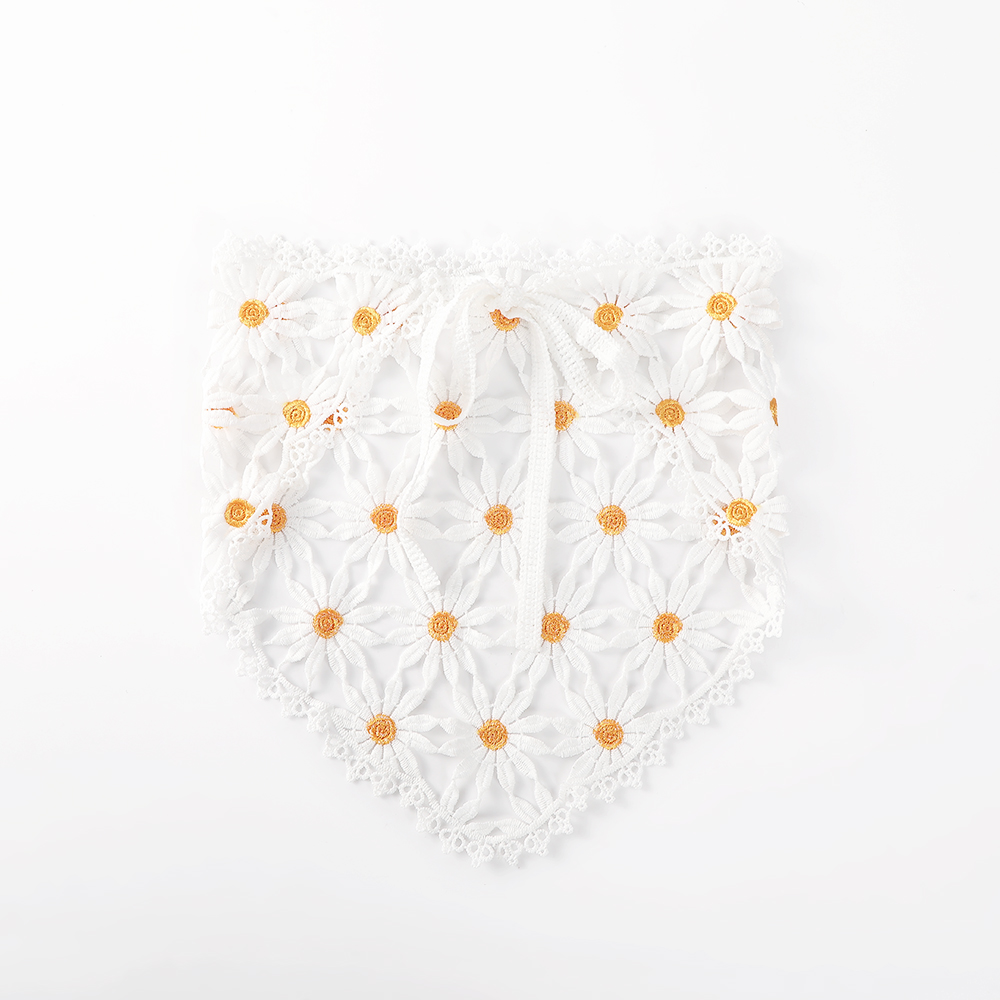 Bandeaux de sauna creux pour femmes, bandeau de cheveux AndrFlower, écharpe triangle, bandeau turban, bandana, accessoires pour cheveux à la mode, petit détruire