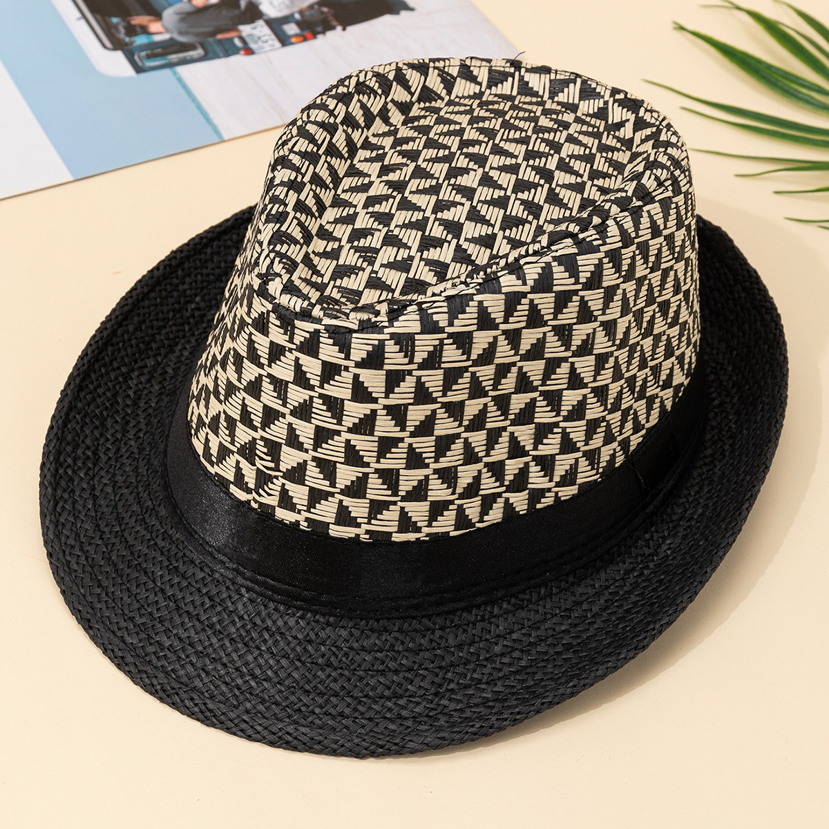 Chapeau de soleil coréen pour hommes, chapeau fin d'été, pare-soleil d'été, protection solaire d'extérieur, chapeau de Jazz, chapeau de paille