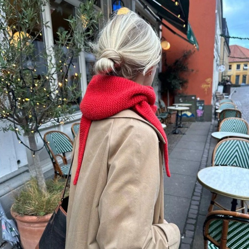 100% laine grande écharpe de Style coréen Ins hiver chaud femmes Simple laine cagoule chapeau coupe-vent Protection des oreilles mode tricot chapeau