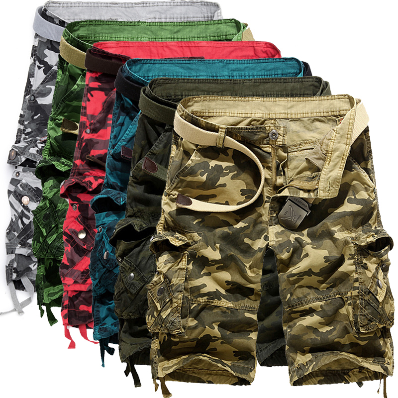 Shorts décontractés hommes Camouflage hommes Cargo Shorts vêtements d'extérieur été offre spéciale qualité coton marque vêtements mâle pantalons de survêtement militaire