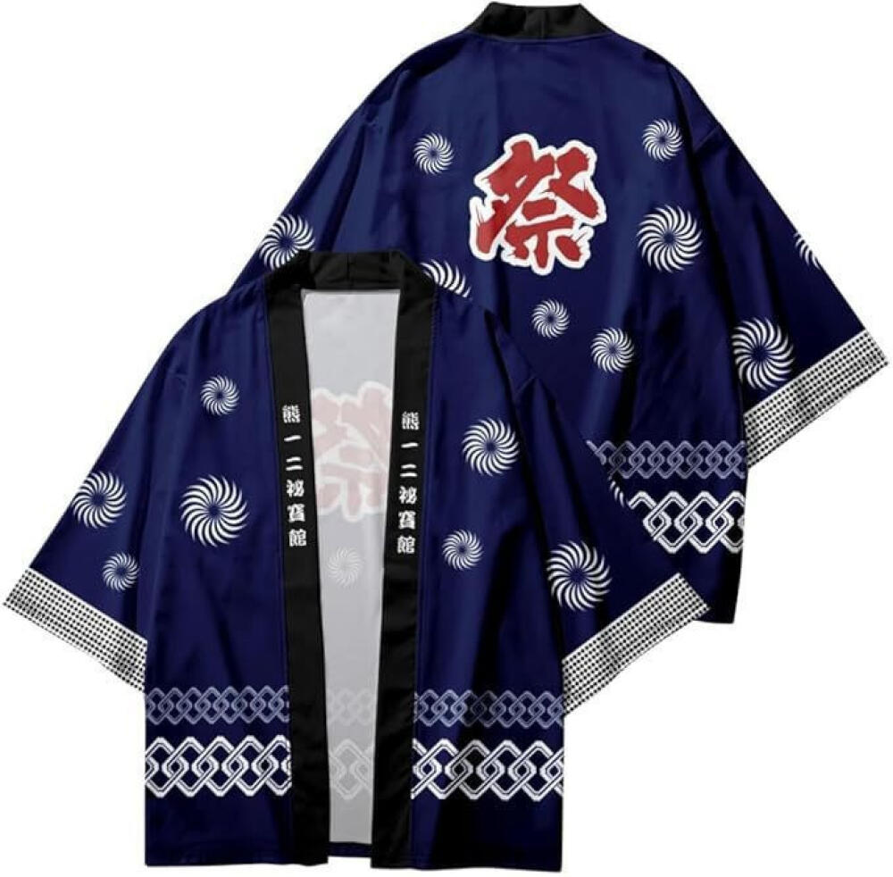 Kimono japonais, Robe de festival, Cape décontractée d'été à devant ouvert, Imprimé numérique 3D, Vêtement de détente, Vêtement d'intérieur, Chemise de nuit, Cardigan d'intérieur