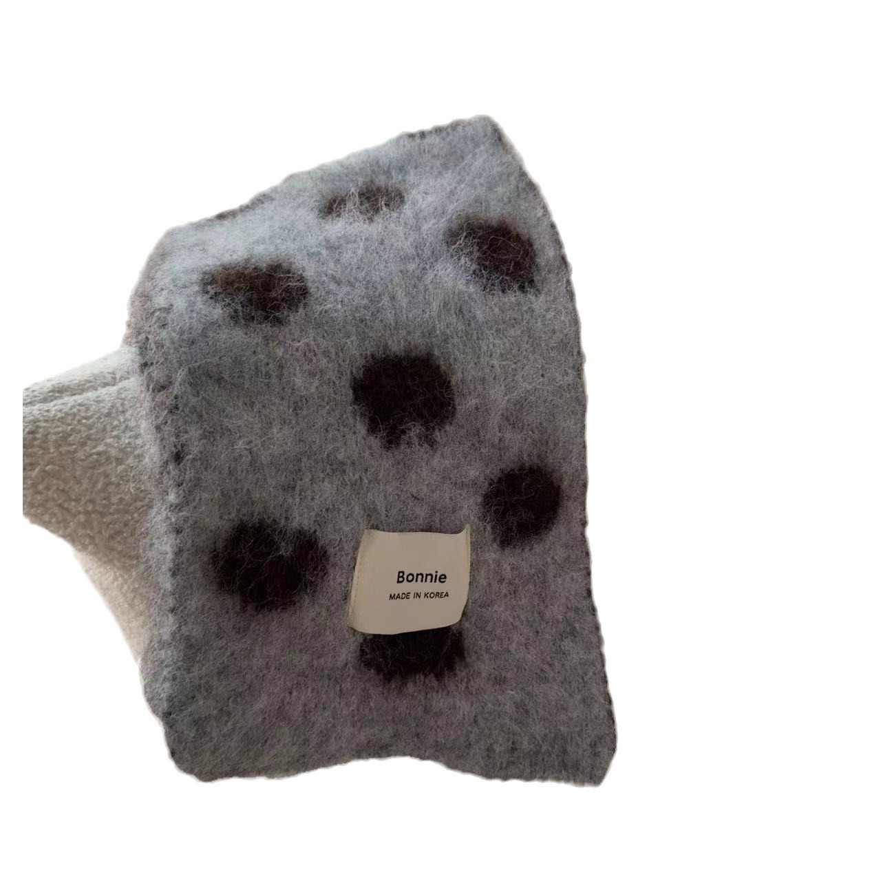 Écharpe nouveau Style coréen écharpe tricotée à pois écharpe chaude Couples et hommes exude haut de gamme ambiance d'hiver Style coréen polyvalent