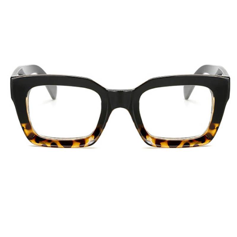 Lunettes carrées noires nouvelles femmes hommes rétro clair lentille lunettes ultralégères acétate optique transparente lunettes montures lunettes