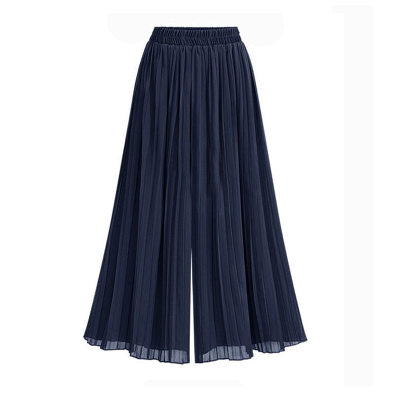 Jupe mi-longue à volants pour femmes, Vintage, grande taille, grande taille, décontractée, mode fête, jupes amples à jambes larges, nouvelle collection été
