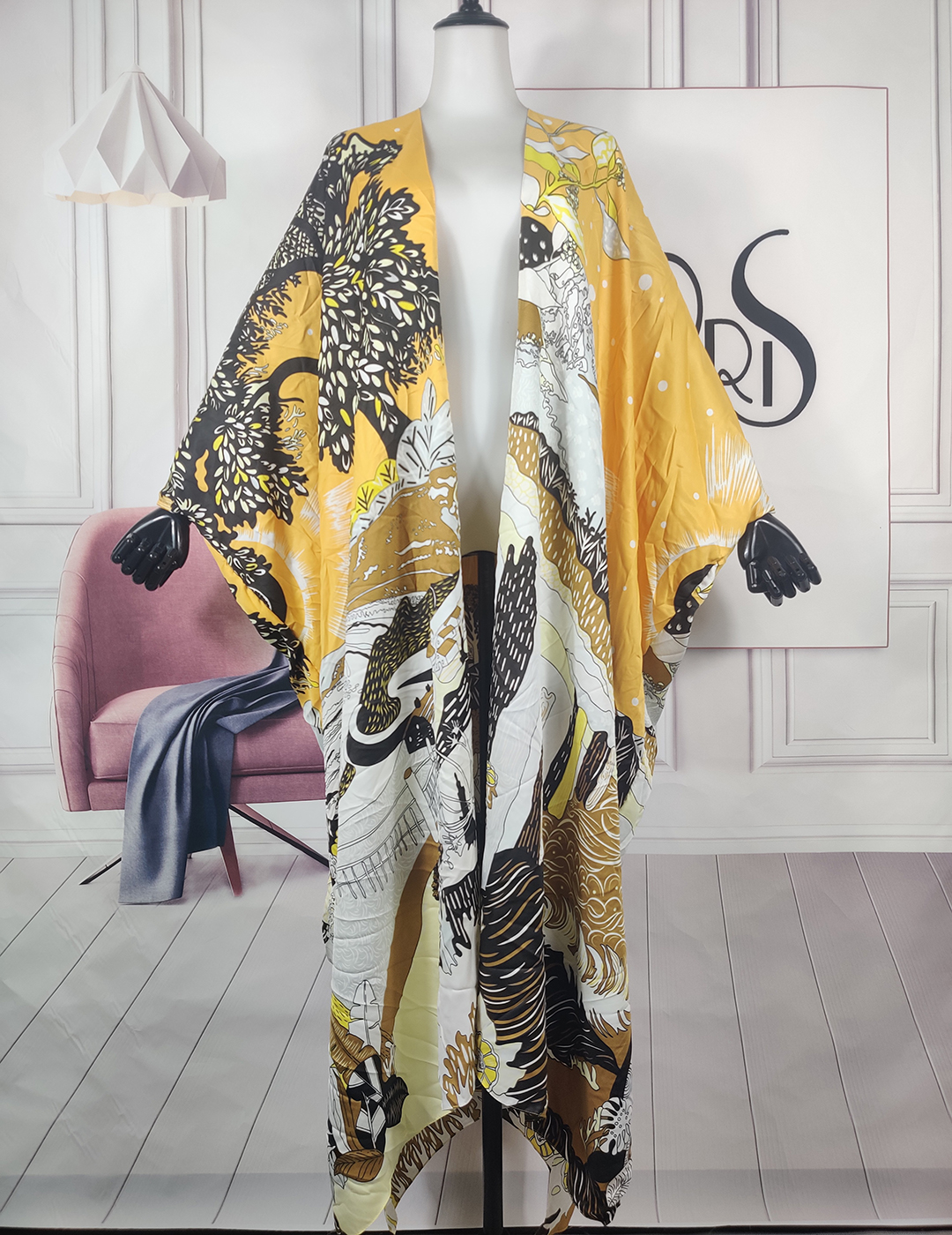 Kimonos Musulmans du Moyen-Orient pour Femmes, Cartographie d'Été, Grande Taille, Africain, Riche, Boho, Long Cardigans, Natation, Couvrir pour les Vacances